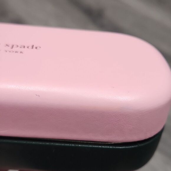 GUC Kate Spade Pink/Green Hard Sunglasses Case - Picture 8 of 8